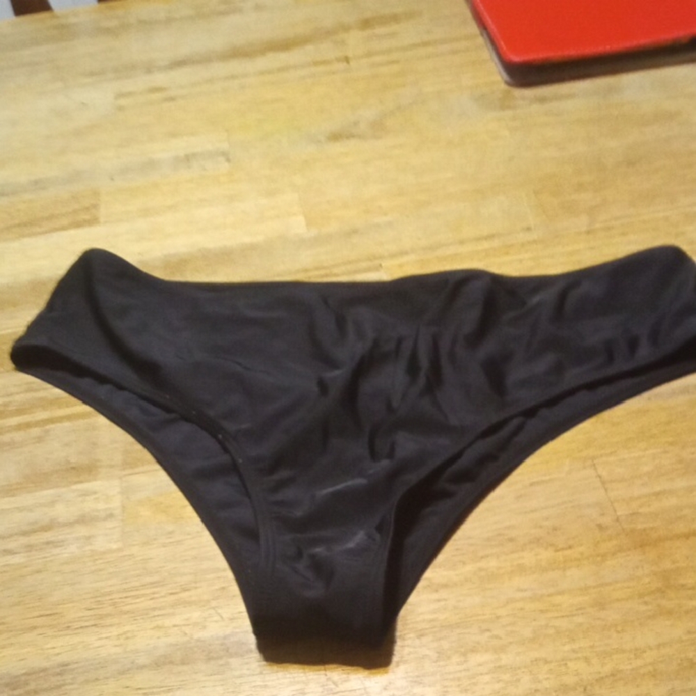SHEIN Black Lace Trim Panties Intimates